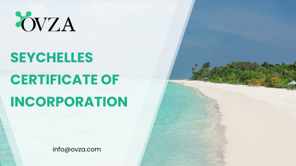 Seychelles Certificate of Incorporation